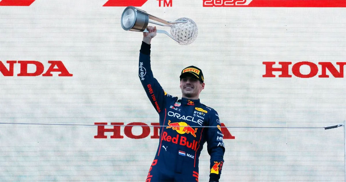 Max Verstappen es bicampeón de la F1 tras ganar el Gran Premio de Japón