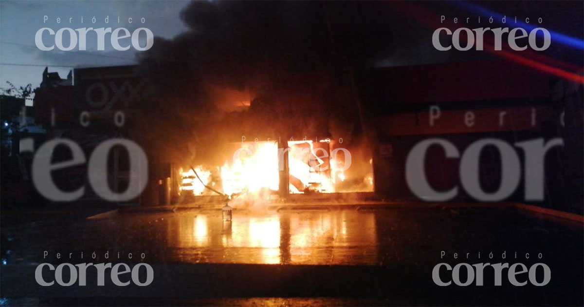 A dos meses del ‘martes negro’ en Guanajuato, incendian Oxxo en León