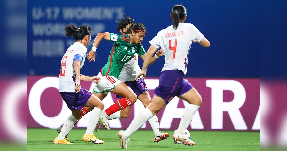 Triste debut: México Femenil cae 2-1 frente a China en el Mundial Sub-17