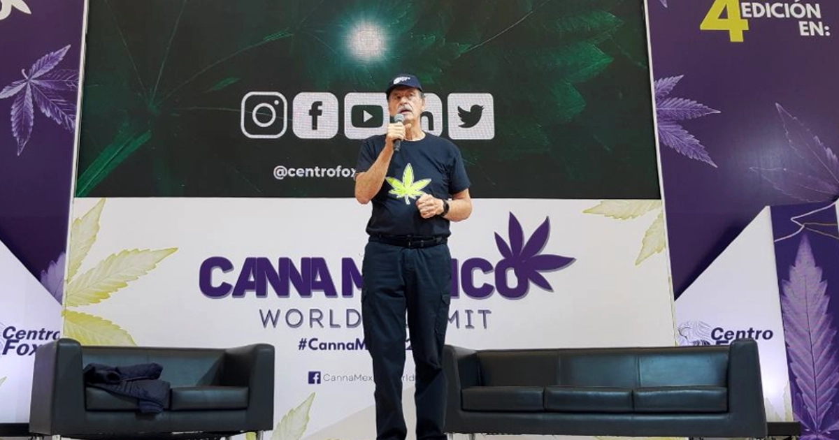 Vicente Fox promueve la industria de la marihuana con Cannaméxico 2022 en León