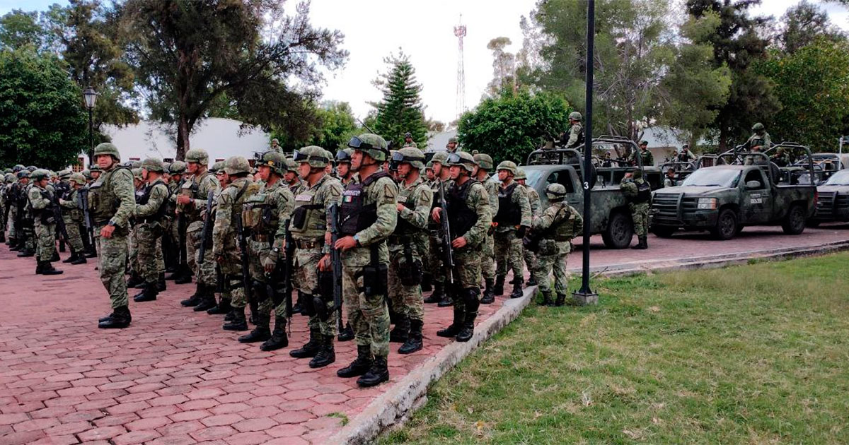 Despliega Sedena más de mil elementos de GN y Ejército para León