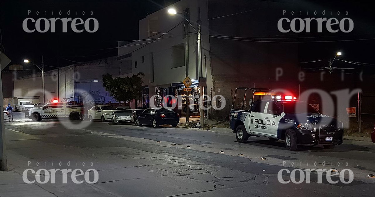 Atacan a balazos a par de hombres en Lomas de Vista Hermosa de León