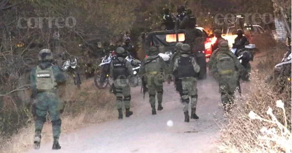 Elementos de las FSPE y militares refuerzan la seguridad en la Sierra de Pénjamo