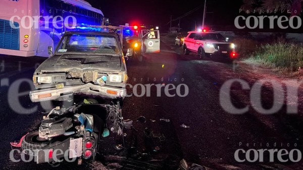 Accidente en la Acámbaro-Tarandacuao, deja a al menos dos lesionados