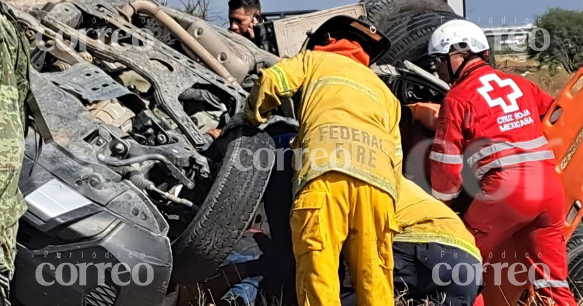 Choque carretera Salamanca deja cinco personas heridas