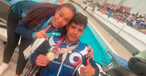 Nadador silaoense, ‘Charly’ Ramírez, se lleva oro y bronce en Paranacionales CONADE