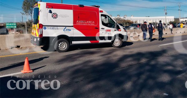 Motociclista muere atropellada en la carretera León-Lagos de Moreno