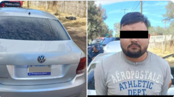 Aguascalientes: Capturan a zacatecano con auto de Guanajuato robado en Nuevo León