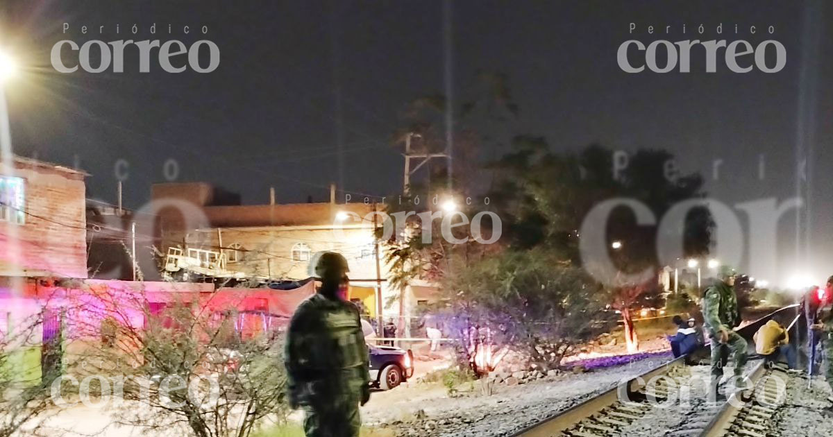 Ataque en vías del ferrocarril de Celaya deja una mujer muerta