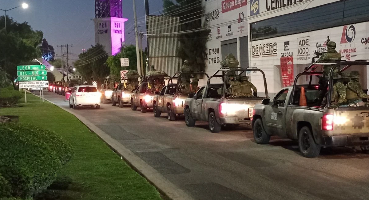 Llegan 1 mil 240 elementos de SEDENA a Guanajuato para reforzar seguridad