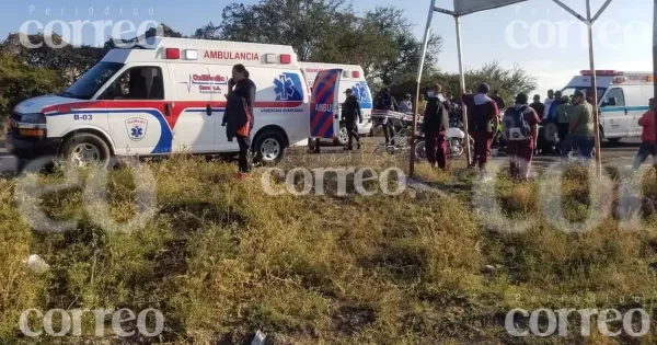 Choque entre dos motocicletas dejan cuatro lesionados en Concepción de Ruiz de Pénjamo