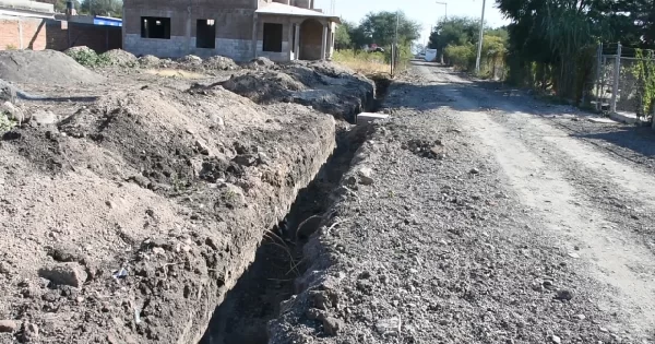 Construcción de drenaje en Joya de Calvillo, comunidad de Abasolo