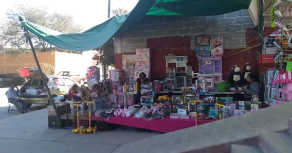 Dolores Hidalgo: alistan instalación del Tianguis de Reyes en la rivera del Río Batán