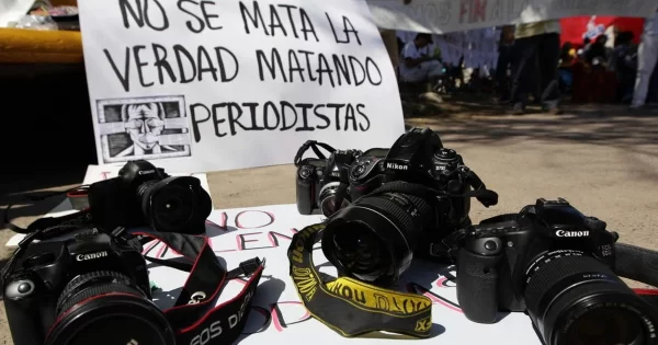 México segundo país con más asesinatos de periodistas en el mundo durante 2022