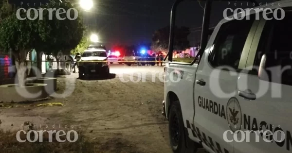 Celaya: asesinan a balazos a un hombre en la comunidad del Becerro