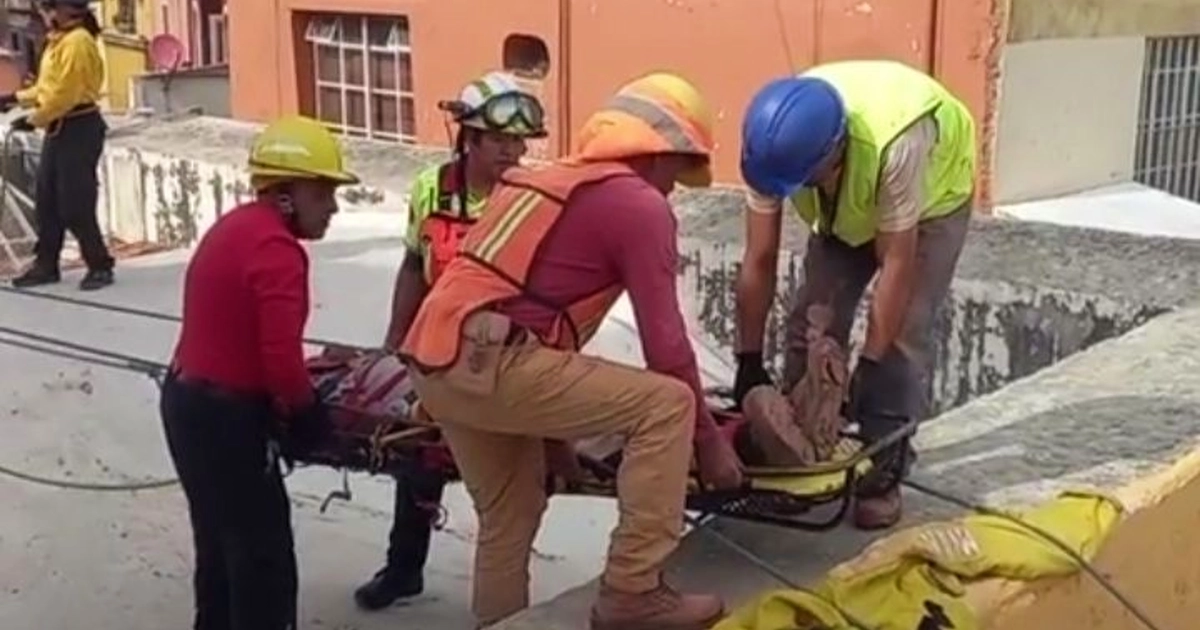 Trabajador cae de la azotea del templo de San Roque en Guanajuato capital