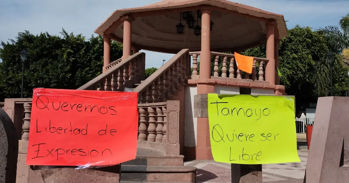 Habitantes de Rincón de Tamayo protestan pacíficamente contra JUMAPA