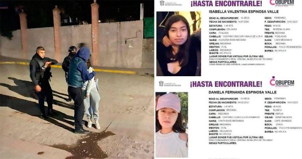 Hallan en Pénjamo a niñas desaparecidas en Edomex tras el asesinato de su abuela