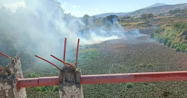 ¿Has visto un río en llamas? Así ocurrió en el Río Lerma