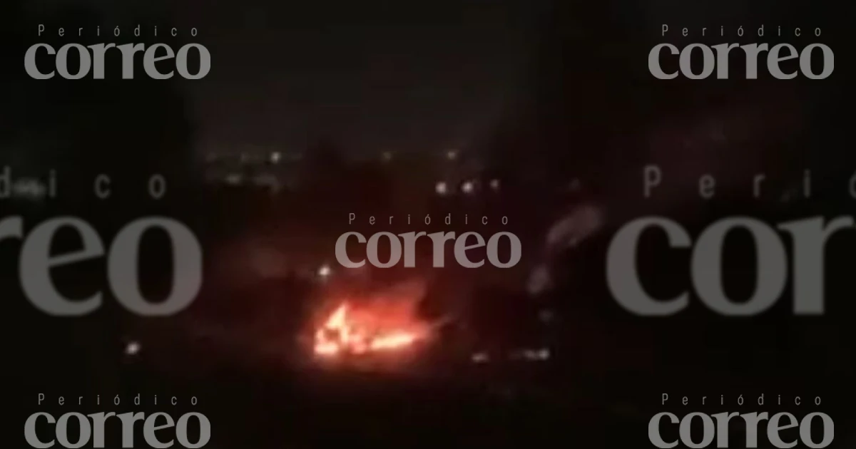 Toma clandestina se incendia en comunidad Hacienda de Márquez de Irapuato