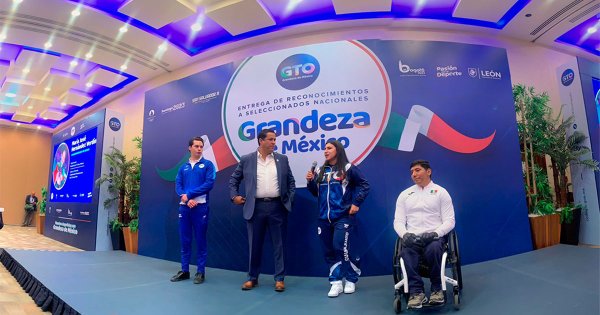 Reconocen a más de 150 deportistas de Guanajuato que buscan llegar a las Olimpiadas París 2024