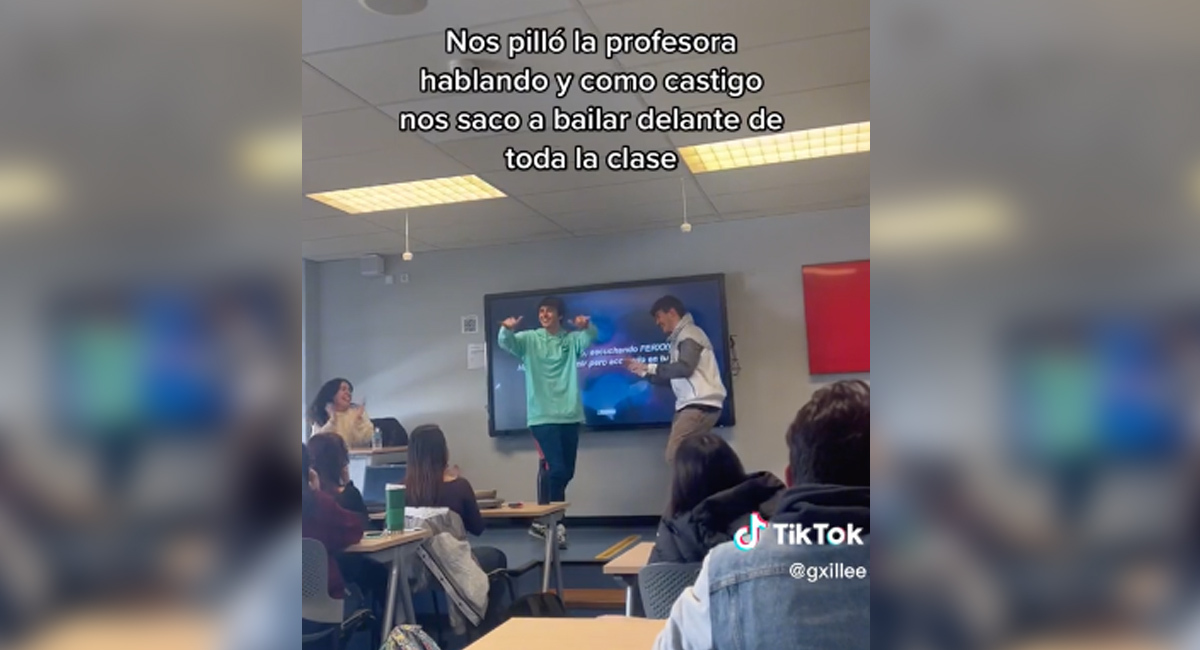 Por platicones, maestra los pone a bailar y se hace viral en España 