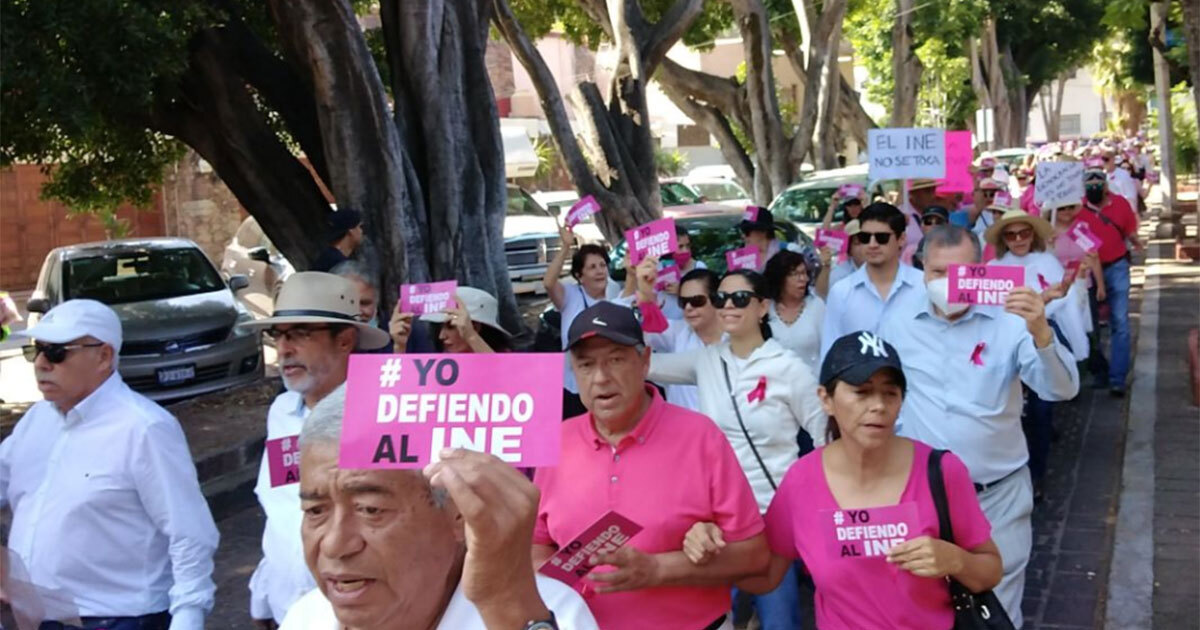 Esperan más de 20 mil asistentes en nueva marcha de defensa del INE en Guanajuato 