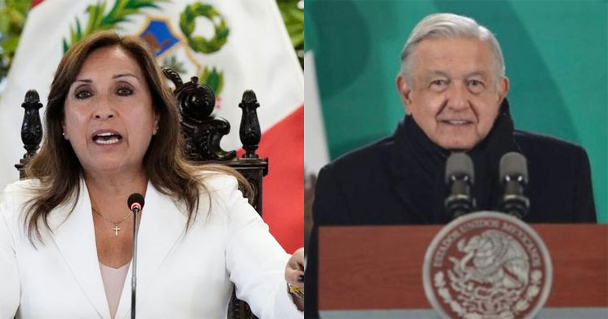 AMLO reitera que Dina Boluarte es una “presidenta espuria” de Perú 