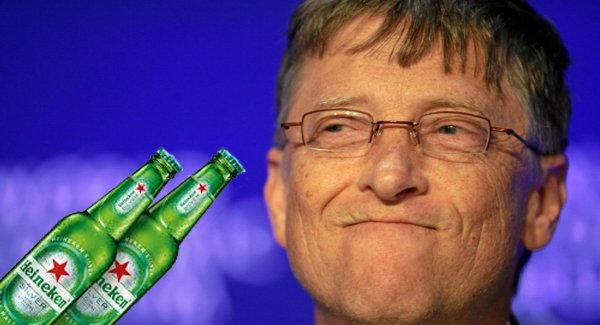 Bill Gates compra acciones de Heineken a Femsa