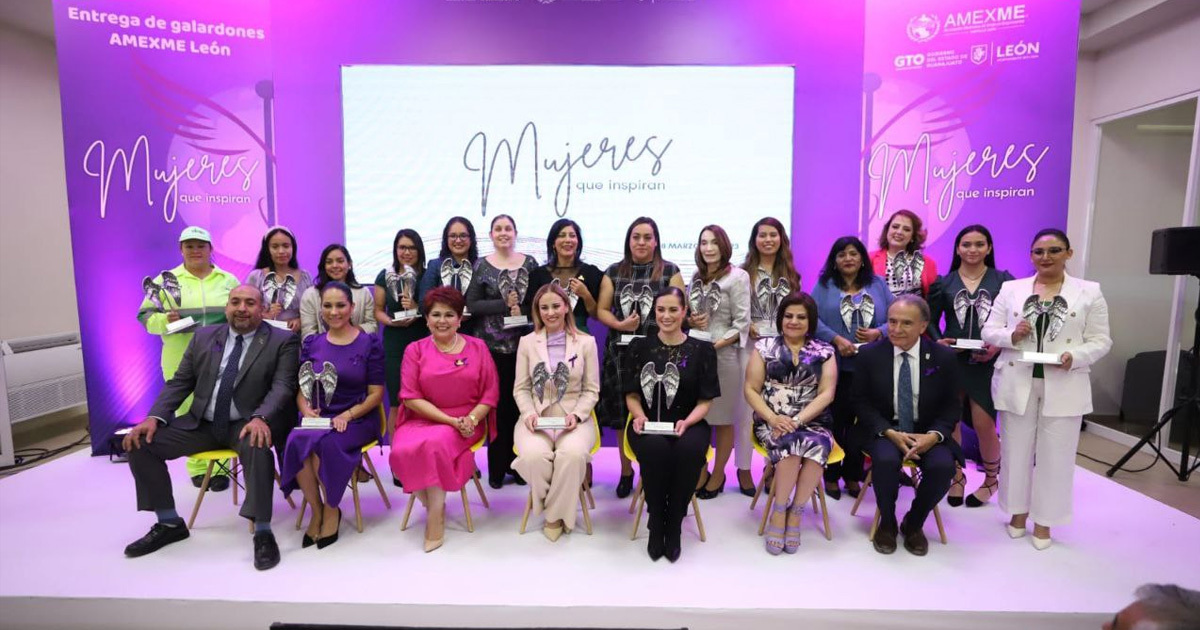 Empresarias de León reconocen a las “Mujeres que Inspiran“ 