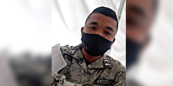 Él es Efraín Zavala, uno de los Guardias Nacionales asesinados en Guanajuato