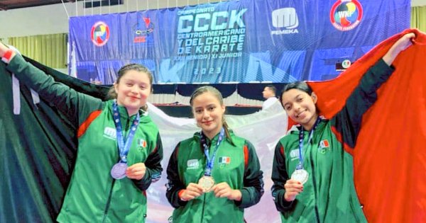 Guanajuatenses obtienen 13 medallas para México en los Centroamericanos de Karate 2023