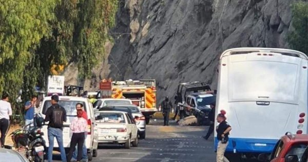 Persecución en Guanajuato capital termina en choque en la carretera rumbo a Pozuelos 