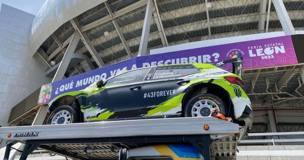 Todo listo en la sede del Rally México en León; ‘aclimatan’ y ponen a punto los autos