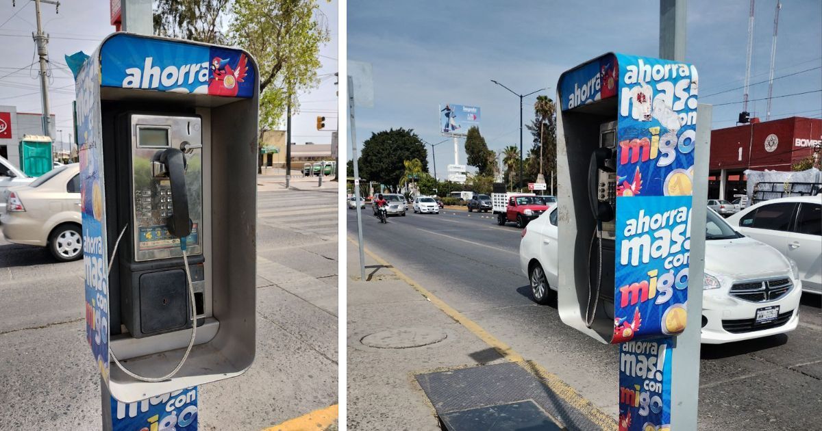 Olvidan teléfonos de cabina en Guanajuato, ya solo quedan para foto