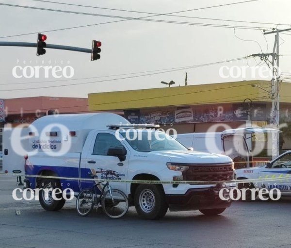 Muere un ciclista al cruzar el camino a San José, en Celaya