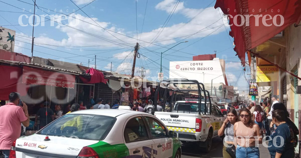 Comerciante es asesinado en la explanada del mercado Tomasa Esteves de Salamanca 