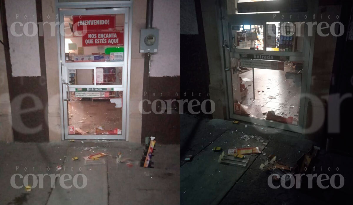 Roban Oxxo en el centro de San José Iturbide a solo metros de la Presidencia Municipal