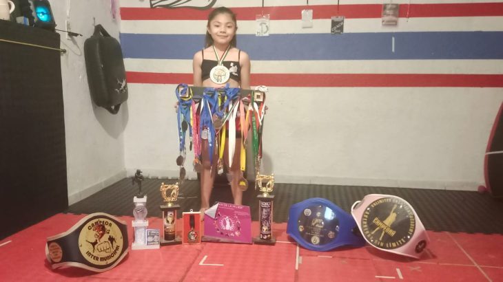 A sus 8 años, Mizuki Ramos de SJI representará a México en mundial de Muay Thai en Indonesia