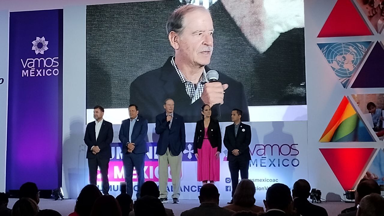 “México perdió el rumbo”, critica Fox a AMLO en Foro Sumando Más Por México