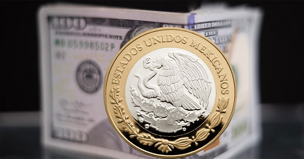 Por cuarta jornada consecutiva, peso mexicano avanza frente al dólar 