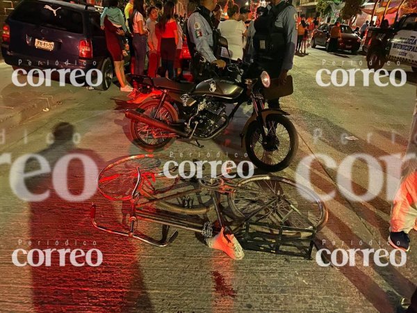 León: un ciclista va a dar al hospital tras un choque con un motociclista en la León I