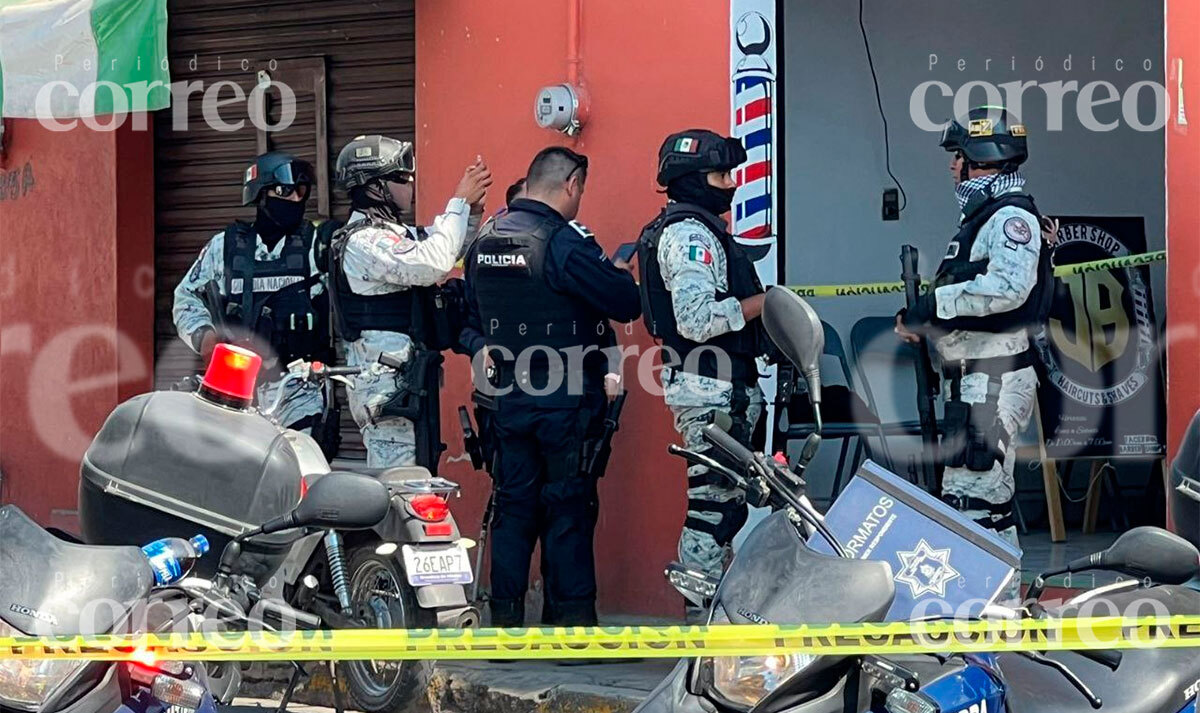 Hombre es asesinado en balacera contra barbería de Salvatierra