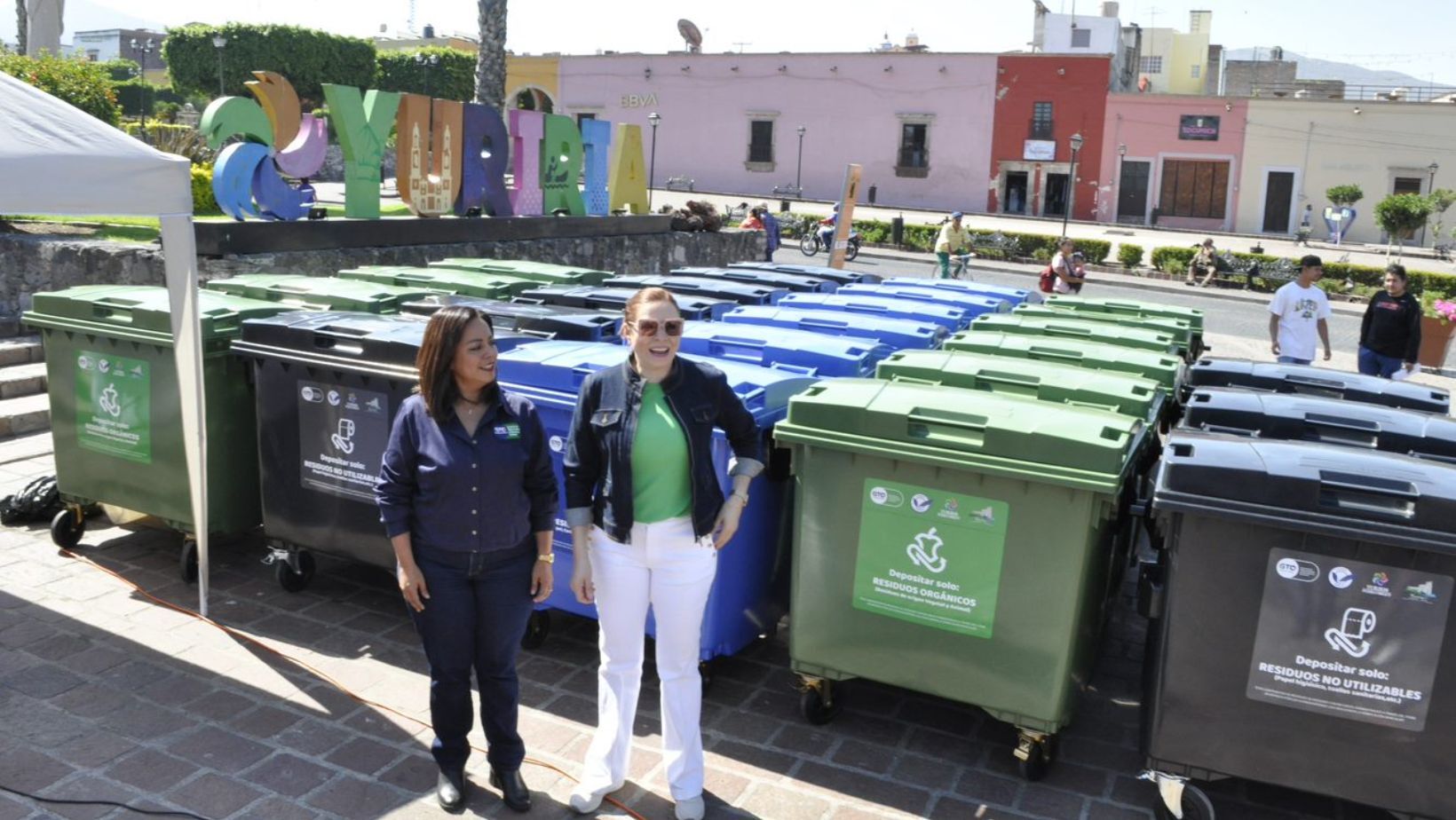 Busca ayuntamiento fomentar reciclado y separación de basura con 108 contenedores en Yuriria