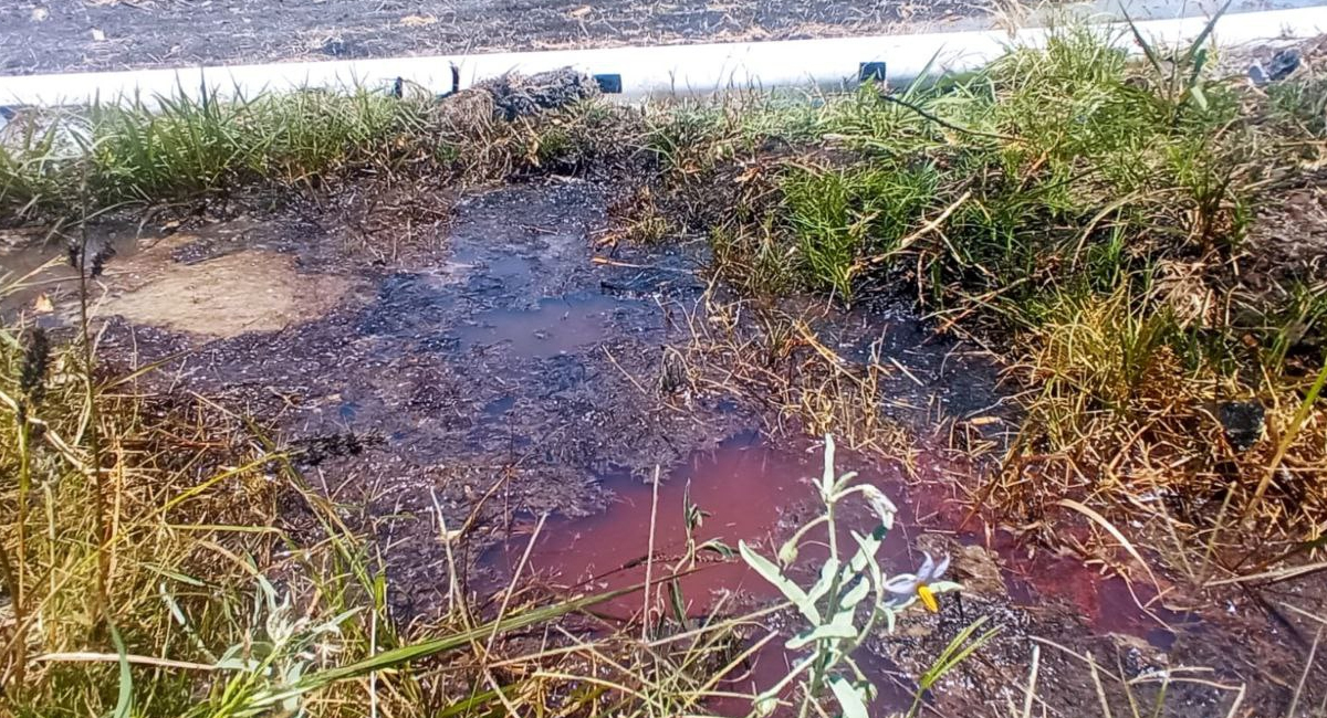 'Nadie atiende la fuga', aseguran vecinos sobre el agua contaminada por Pemex en Salamanca 