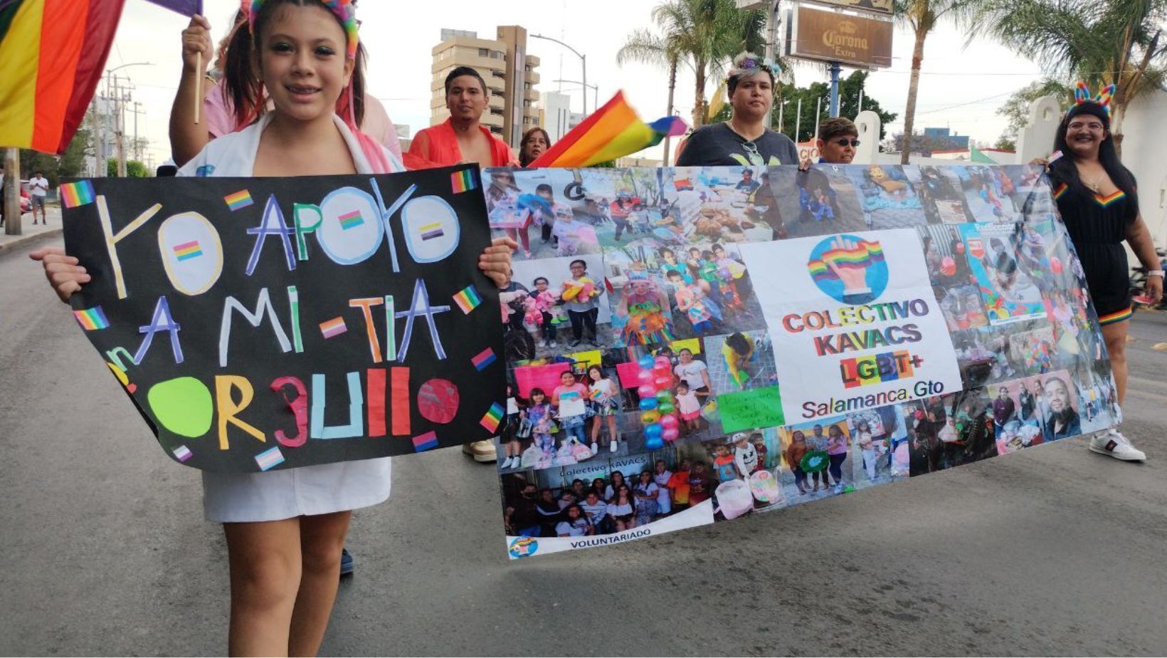 Marchan personas LGBTTTIQ+ en Irapuato contra escasez de medicamentos VIH y discriminación laboral