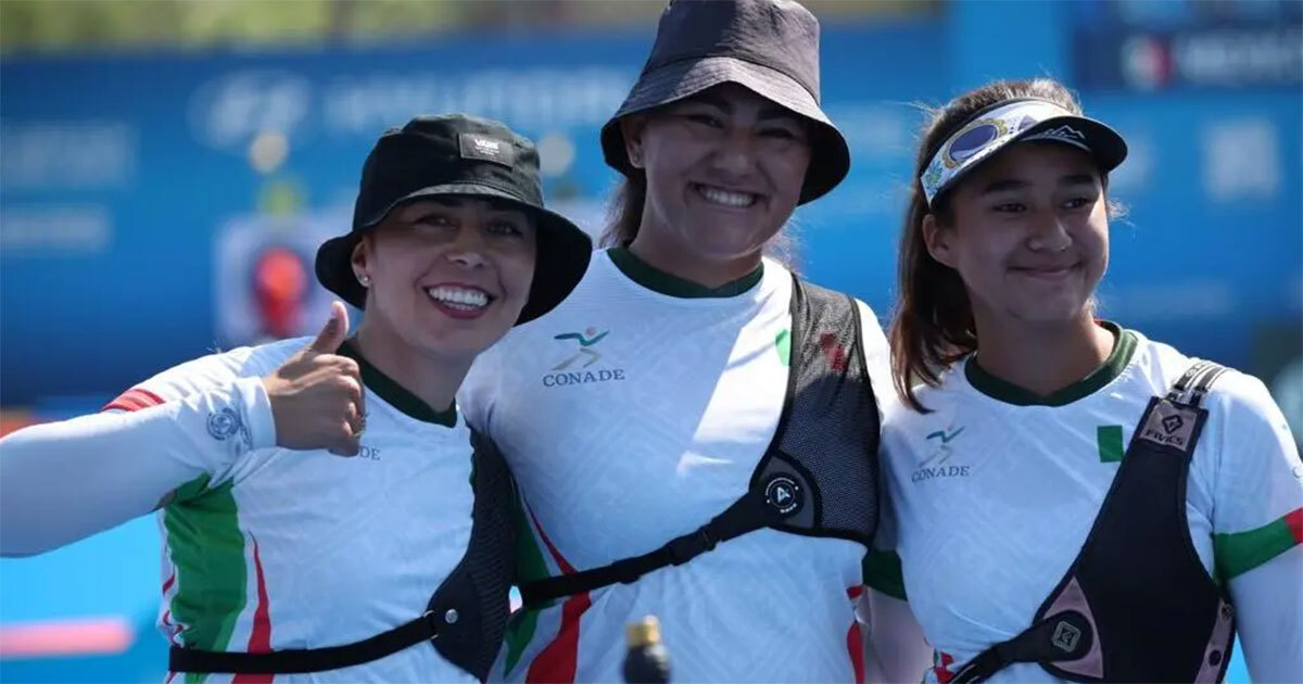 México gana medalla de oro en Copa Mundial de Tiro con Arco 