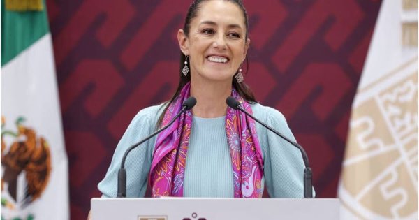  Claudia Sheinbaum vuelve a Guanajuato a dar conferencia; hasta por llamadas la promocionan 