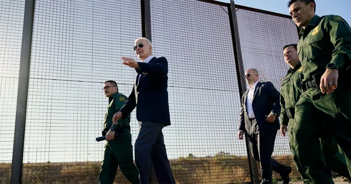 Biden refuerza frontera con México con mil 500 soldados ante incremento de flujo migratorio