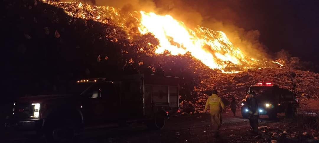 Plantean activar fondo de contingencia en Guanajuato para mitigar incendio del basurero